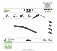 Spazzole Tergicristallo Valeo per AUDI A1 FIAT GRANDE PUNTO PANDA LINEA 500L bgb