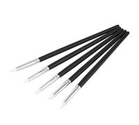 Spazzoli di sculture in silicone set - 5 tipi diversi, crea incredibili effetti 3D, rimuove le impronte digitali della scultura di argilla, salotto professionale e uso domestico,