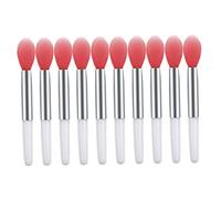 Spazzoli per labbra in silicone Mini Spazzo labbra Spazzole Applicati in balsamo per labbra riutilizzabili per cure per labbra 10pc esfoliante la spazzola di rossetto esfoliante