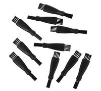 Spazzoline per Pulizia Rasoio Elettrico Nere 10 Pezzi Abs Nylon | Uso Domestico e Viaggio, Adatte a Molte Marche, Pulizia della Barba Facile, Accessorio Nero