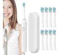 Spazzolini Da Denti Elettrici Da Viaggio,Spazzolini Da Denti Ricaricabili Con Astuccio - Spazzolino Elettrico Con Custodia - Ricaricabile 40000 VPM Ricarica Rapida 3 ore Ultimi 180 Giorni