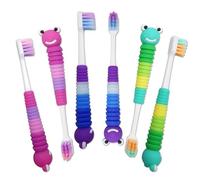 Spazzolini da denti per bambini Caterpillar x 6 ~ Set manuale Spazzole Denti Bambino 0-3