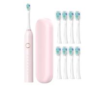 Spazzolini Da Denti Ricaricabili Con Custodia,Spazzolino Da Denti Elettrico Ricaricabile | Spazzolino Da Denti Elettrico Con Custodia,Ricaricabile 40000 VPM 6 Modalità Timer Intelligente 2 Minuti Auto