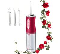 Spazzolini elettrici idro-alimentati per la cura orale personale (specialmente per bocche con apparecchi ortodontici), irrigatori orali portatili con 4 ugelli, serbatoio rinforzato da 230 ml, interrut