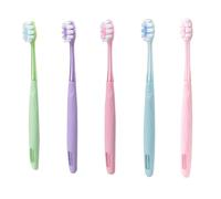 Spazzolini manuali Easy Grip, spazzolini da denti ultra morbidi per adulti, set di spazzolini da denti extra puliti per la casa, 10 pezzi, A03