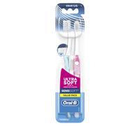 Spazzolini Oral-B SensiSoft Ultra Soft, confezione da 2