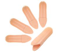 Spazzolino a Dito per Animali, Pulizia Orale, 5 Pezzi in Silicone