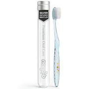 Nano-b spazzolino con argento blu - medio