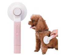 Spazzolino autopulente, Shedding Massaging Comb, Pet Shedding Comb, Detangling Pet Brush, Pet Self-Cleaning Slicker Brush for Shedding and Detangling with Nail Grinding Function