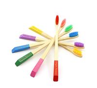 Spazzolino Bamboo, Setole in Moderata Morbidezza, Impugnatura Dal Design Antimuffa Unico (6 Colori)…