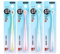 Spazzolino con testina piccola, spazzolino nano manuale per gengive sensibili, spazzolino ultra morbido per adulti/giovani