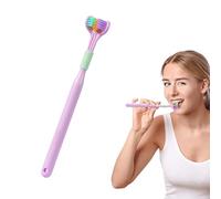 Spazzolino Da Denti A 3 Lati - Spazzolino Extra Morbido Per La Pulizia Dei Denti Con Setole A 3 Lati, Lo Spazzolino A Forma Di V Con Setole A 3 Lati Può Avvolgere Completamente Bambini E Famiglie Per