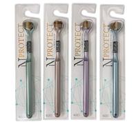 Spazzolino da denti a 360 gradi a tre lati con setole morbide, testina avvolta pulisce senza angoli morti, viene fornito con un manico leggero placcato oro, spazzolini da denti con setole morbide per