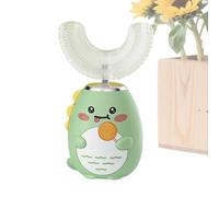 Spazzolino da denti a forma di U per bambini | Spazzolino elettrico con 3 modalità, timer e pulizia a bocca | Pulitore dentale ricaricabile | Per pendolari dormitorio hotel scuola ragazza