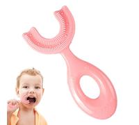 Spazzolino da denti a setole morbide per bambini, Siliocne a di U, spazzolino manuale per bambini, spazzolino da denti a 360 gradi, per bambini dai 6 ai 12 anni
