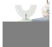 Spazzolino da denti a U per bambini | Spazzolino elettrico con 3 modalità, timer e pulizia a bocca piena, pulitore automatico dei denti - per pendolari, dormitorio, hotel, scuola, ragazze