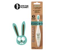 Jack n Jill Spazzolino da denti per bambini Bunny - fatto di amido di mais