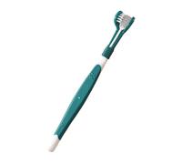 Spazzolino da denti con setole morbide, 3 teste, per cani di piccola taglia, spazzolino da denti a 3 lati, facile da impugnare, per l'igiene orale del gatto, per la cura della casa e degli animali | taglia, spazzolino da denti a 3 lati, facile da impugnare, per l'igiene orale del gatto, per la cura della casa e degli anima