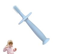 Spazzolino da denti da allenamento in silicone, 360 gradi, base a, massaggiagengive in morbido silicone con design adatto ai bambini, per bambini da sei a dodici