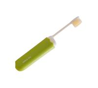 Spazzolino da denti da viaggio pieghevole Spazzolino da passeggio Piccolo spazzolino da denti per il campeggio Portatile nelle coperture Spazzolino da denti incorporato