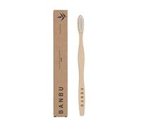 BANBU Spazzolino da Denti Medio in Bambù - Bianco