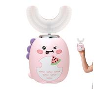 Spazzolino Da Denti Elettrico A Forma Di U Per Bambini | Pennello Automatico Del Cartone Animato Con Timer E 3 Modalità | Detergente Orale Sonico Impermeabile | Età 2 A 6 Ragazzi Ragazze | Promue