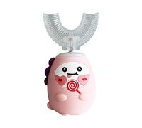 Spazzolino Da Denti Elettrico A Forma Di U Per Bambini - Pulitore Denti Completo A 3 Modalità Con Timer | Disegno Del Cartone Animato Ricaricabile | Cura Orale Portatile Per Bambini E