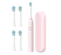 Spazzolino da denti elettrico per adulti | Spazzolino da denti elettrico | Spazzolini da denti elettrici | Spazzolino da denti ricaricabile 40000 VPM | Pulizia profonda, 6 modalità, custodia da