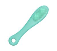 Spazzolino da denti in silicone per cani, antiscivolo, per gatti, per la cura dei denti e del mento (verde)