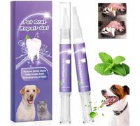 Spazzolino da denti per animali domestici, gel di riparazione per animali domestici, comodo spazzolino da denti, gel sbiancante per animali domestici, gel per la cura dei denti, denti più puliti e