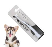 Spazzolino da denti per animali domestici, spazzolino da denti con setole morbide, spazzola antiscivolo per l'igiene orale degli animali domestici, strumento per la pulizia dei denti, forniture per