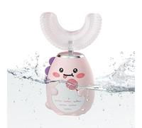 Spazzolino da denti per bambini a forma di U - Detergente elettrico per denti a bocca piena in 3 modalità con timer, design ricaricabile per ragazzi e ragazze, favorisce una spazzolatura sana, viaggi