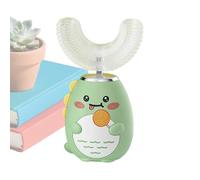 Spazzolino da denti per bambini, elettrico a forma di U, con tre modalità e timer, pratico strumento per la pulizia dei denti, per pendolari, dormitori, hotel, scuola, ragazze