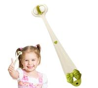 Spazzolino da denti per bambini, Spazzolino da denti a 3 lati, Spazzolino da denti per bambini con setole morbide, Spazzolino da denti con design Bowtie, Spazzolino da denti da viaggio per bambini