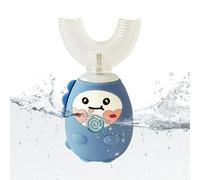 Spazzolino da denti per bambini - Spazzolino elettrico a forma di U | Pulitore per denti ricaricabile a 3 modalità con funzione timer, per camera da, scuola, hotel, viaggi notturni a c