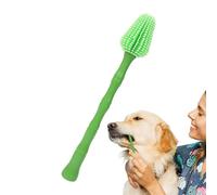 Spazzolino da denti per cani | Bristle a 360 ° per cani e gatti | Strumento per la cura dentale per animali domestici per razze piccole, medie e grandi - Spazzolino per dita e