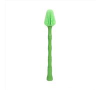 Spazzolino da denti per cani, con setole morbide, doppia testa, per la pulizia dei denti, per la cura delicata delle gengive, uso quotidiano e da viaggio, ideale per tutti i cani (verde, 1 pezzo)