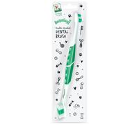 Spazzolino da denti per cani e gatti con doppia testa, setole morbide per una cura accurata dei denti, rimuove tartaro e placca, manico ergonomico antiscivolo, per animali domestici piccoli e grandi