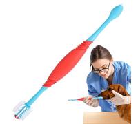 Spazzolino da denti per cani | Spazzolino da denti a doppia testa - Set per la cura della salute degli animali domestici con diversi animali domestici per la casa, il viaggio e il libero