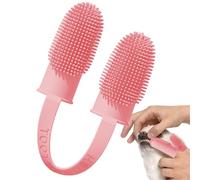 Spazzolino da denti per cani, Spazzolino da denti in silicone, Spazzolino da denti per animali domestici per cani gatti dentàl Care, Spazzolino da denti per cani Promuovere una bocca sana e felice per