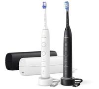 Spazzolino da denti - PHILIPS - HX7429/02 - Sonicare - Doppio manico Serie 7100 - Bianco e Nero - Elettrico