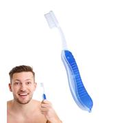 Spazzolino da denti pieghevole da esterno, portatile, portatile, per adulti e bambini, per campeggio, vacanze, viaggi brevi, soggiorni in ospedale