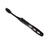 Spazzolino da denti pieghevole - spazzolino da denti portatile, spazzolini pieghevoli | Spazzolino da denti da viaggio Spazzolino da denti pieghevole nero avvolto individuale, spazzole a setole medie