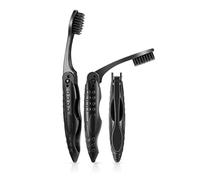 Spazzolino da Denti Pieghevoli,3 Pezzi Kit da Viaggio Pieghevole con Setole Morbide Spazzole da Denti Portatili Mini Dimensioni Avvolti per Uomini Donne Bambini,per Viaggi e Campeggio Spazzolino