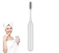 Spazzolino da denti portatile, dimensioni 2 x 2 x 17,2 cm, materiale in polipropilene sostenibile, detergente compatto, strumento per l'igiene tascabile, kit professionale per la toelettatura