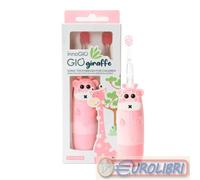 innoGIO GIOGiraffe Sonic Toothbrush spazzolino sonico per bambini Pink 1 pz