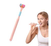 Spazzolino da denti speciali - Brocce da denti a 3 lati, spazzolini da denti aggiuntivi per la cura dei denti | Spazzola a forma di V pulizia a V con manico non scivolato, avvolgere completamente il