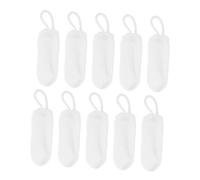 Spazzolino da Dito per Cani e Gatti Pulizia Dentale Delicata 10 Pezzi | Nylon Bianco, Raggiunge Punti Difficili, Igiene Orale Naturale, per Proprietari di Animali Domestici