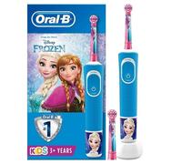Oral-B Kids By Braun Spazzolino Elettrico Ricaricabile, 1 Manico Con Personaggi Disney Frozen 2, Dai 3 Anni In Su