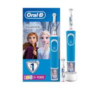 Oral-B Kids By Braun Spazzolino Elettrico Ricaricabile, 1 Manico Con Personaggi Disney Frozen 2, Dai 3 Anni In Su